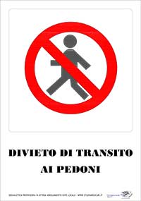 Divieto Transito Pedoni [Unlocked by www.freemypdf
